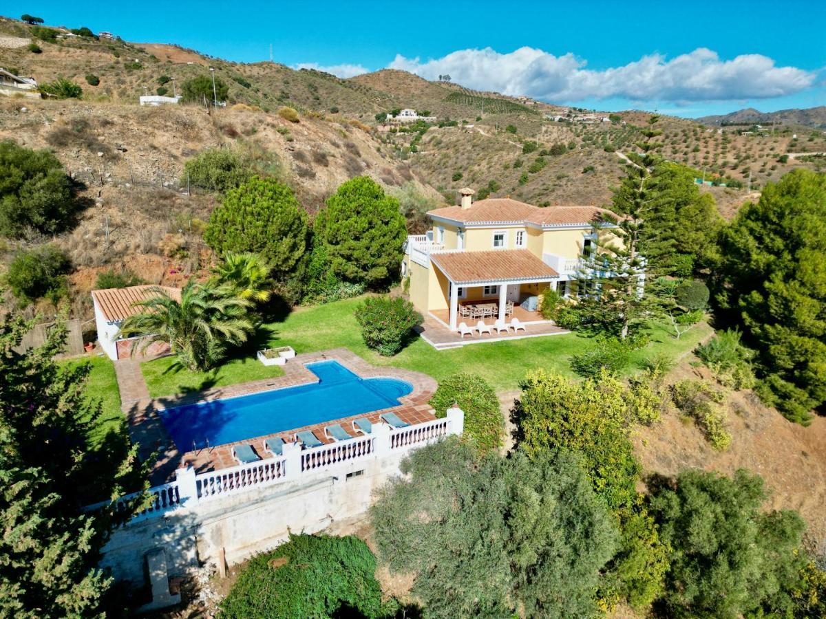 Gran Villa Con Vistas Al Mar Y Piscina Privada マラガ エクステリア 写真