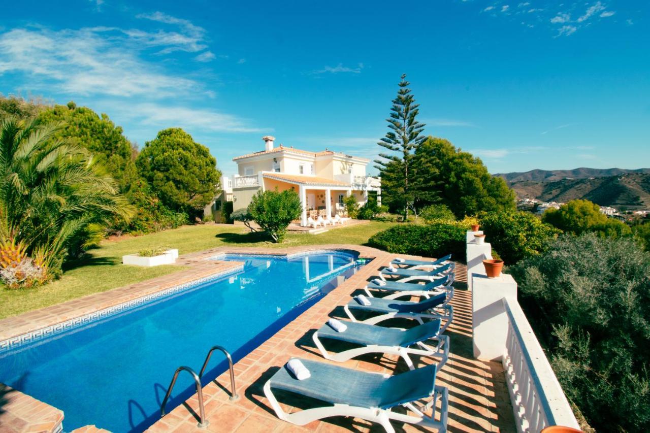 Gran Villa Con Vistas Al Mar Y Piscina Privada マラガ エクステリア 写真