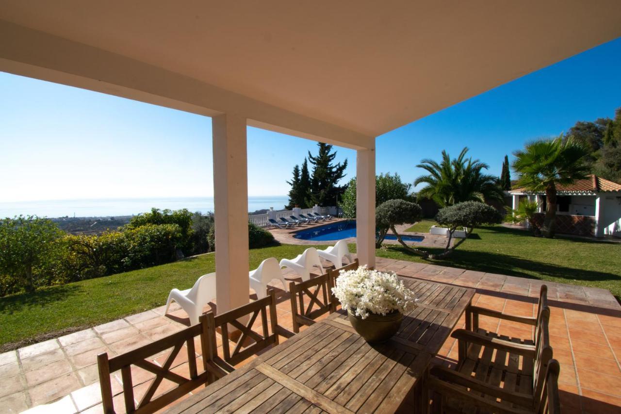Gran Villa Con Vistas Al Mar Y Piscina Privada マラガ エクステリア 写真