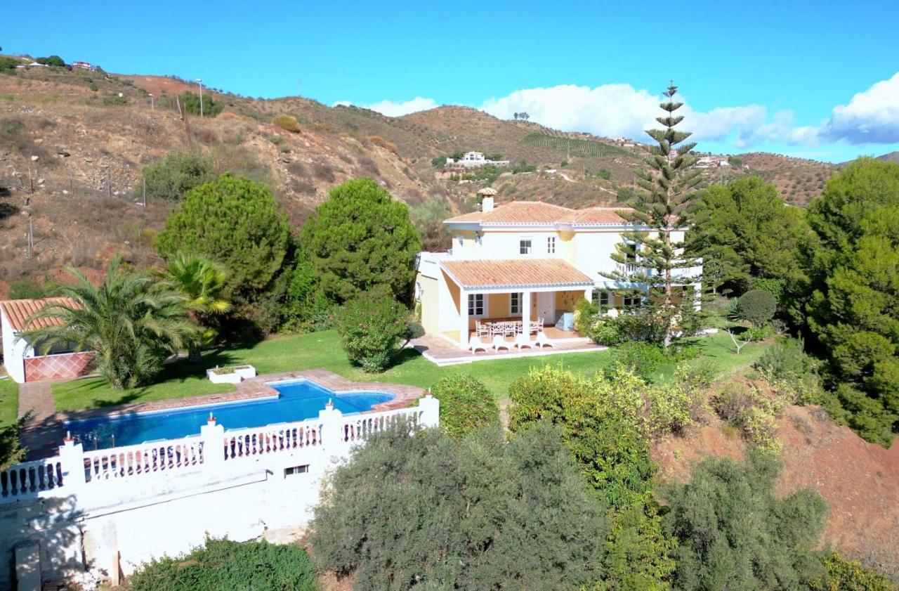 Gran Villa Con Vistas Al Mar Y Piscina Privada マラガ エクステリア 写真