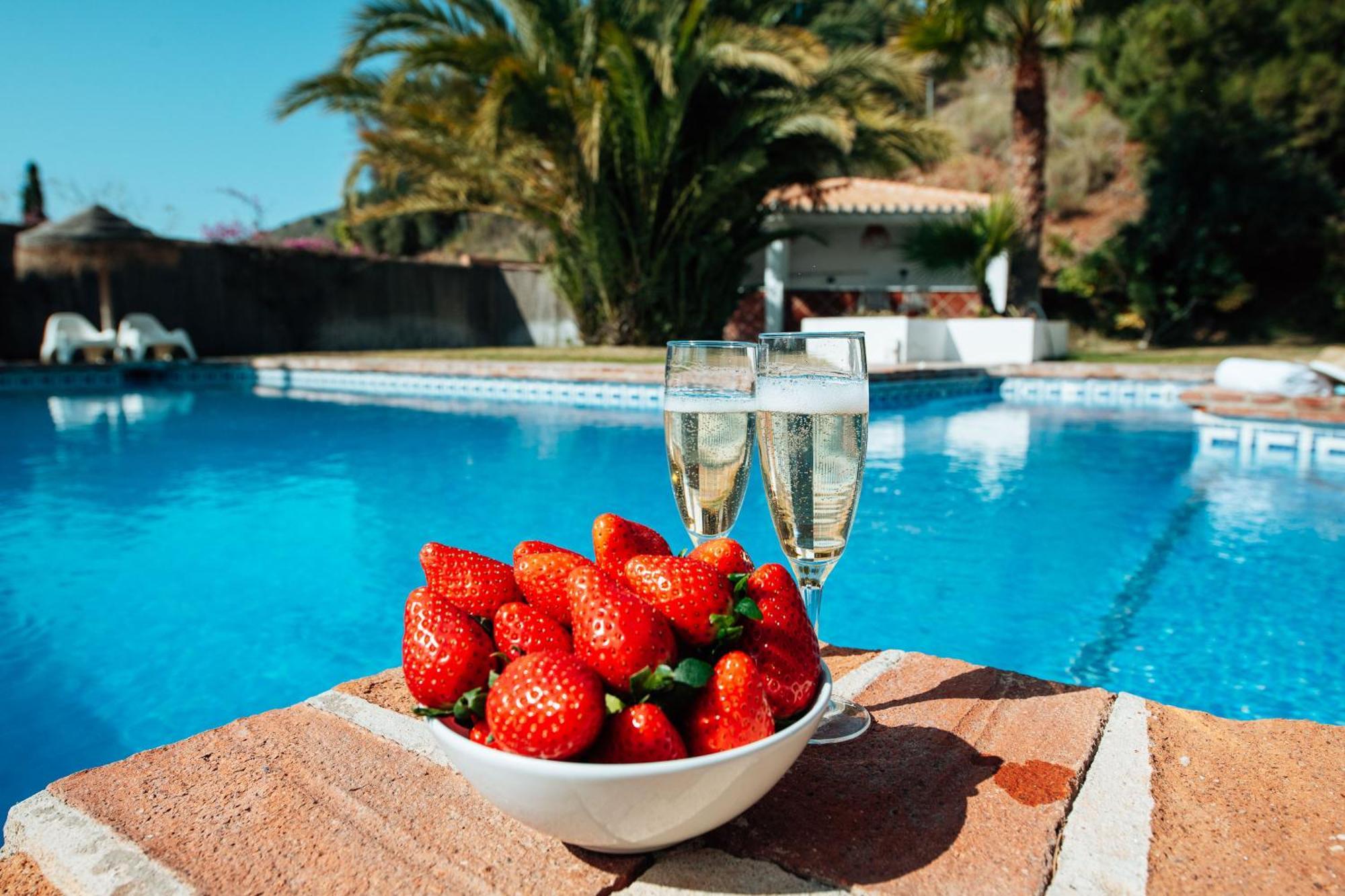 Gran Villa Con Vistas Al Mar Y Piscina Privada マラガ エクステリア 写真