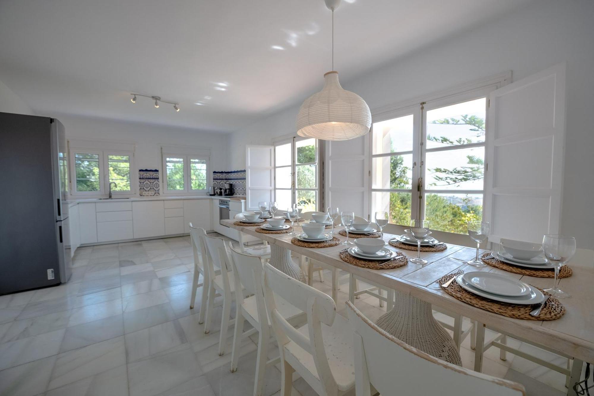 Gran Villa Con Vistas Al Mar Y Piscina Privada マラガ エクステリア 写真